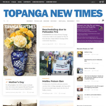 Topanga New Times - homepage